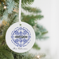 Portuguese 'Obrigado' Ceramic Ornament — Personalized Thank You Holiday Decoration