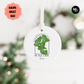 Plant Lady Ceramic Ornament — Personalized Monstera Decoration (Rooted • Growing • Reaching for the Light)