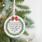 Inspirational Holiday Ornament – "May You Be Proud" Ceramic Christmas Decoration