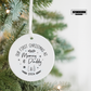 First Christmas as Mommy & Daddy 2024 Ceramic Ornament