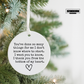 Heartfelt Ceramic Ornament - "I Thank You From The Bottom Of My Heart"